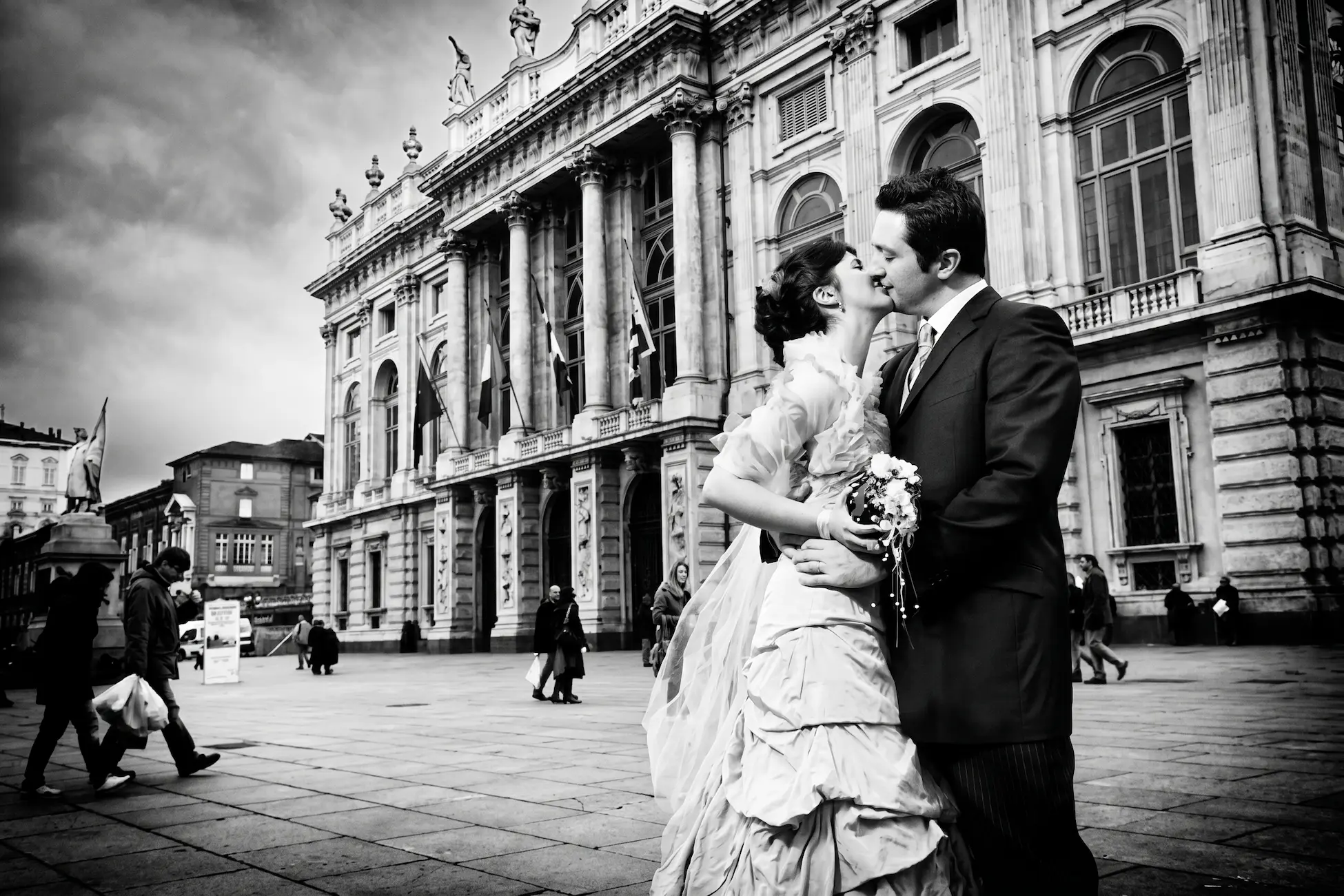 Destination wedding in Turin — Baroque architecture, royal residences and the Alps backdrop in Piedmont, Italy